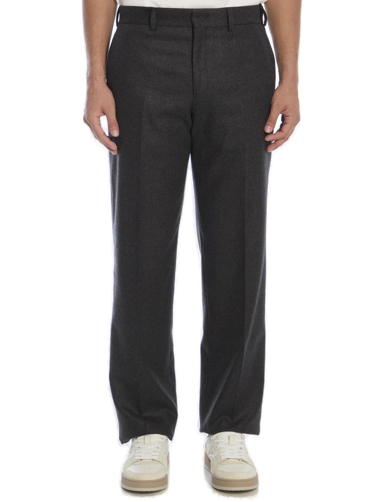 Straight-leg Tailored Cut Trousers