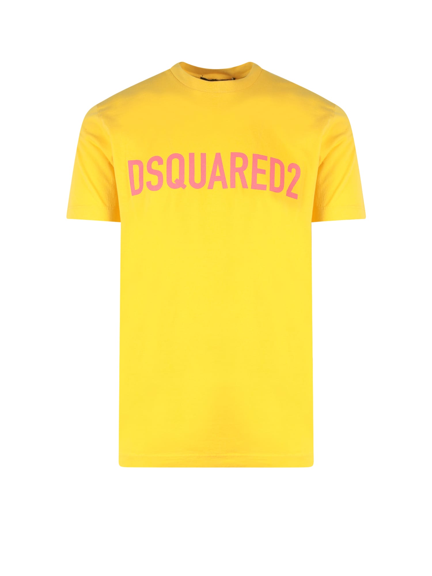 Shop Dsquared2 T-shirt In Giallo