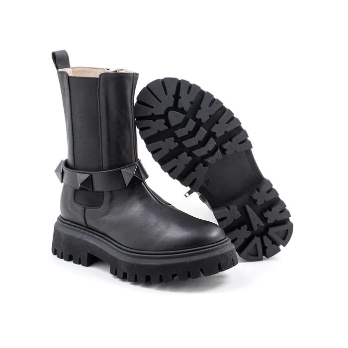 Shop Florens Boots With Application In Black