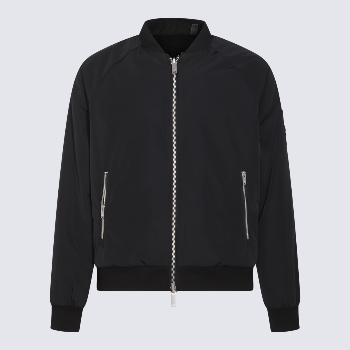 Shop Moose Knuckles Black Casual Jacket