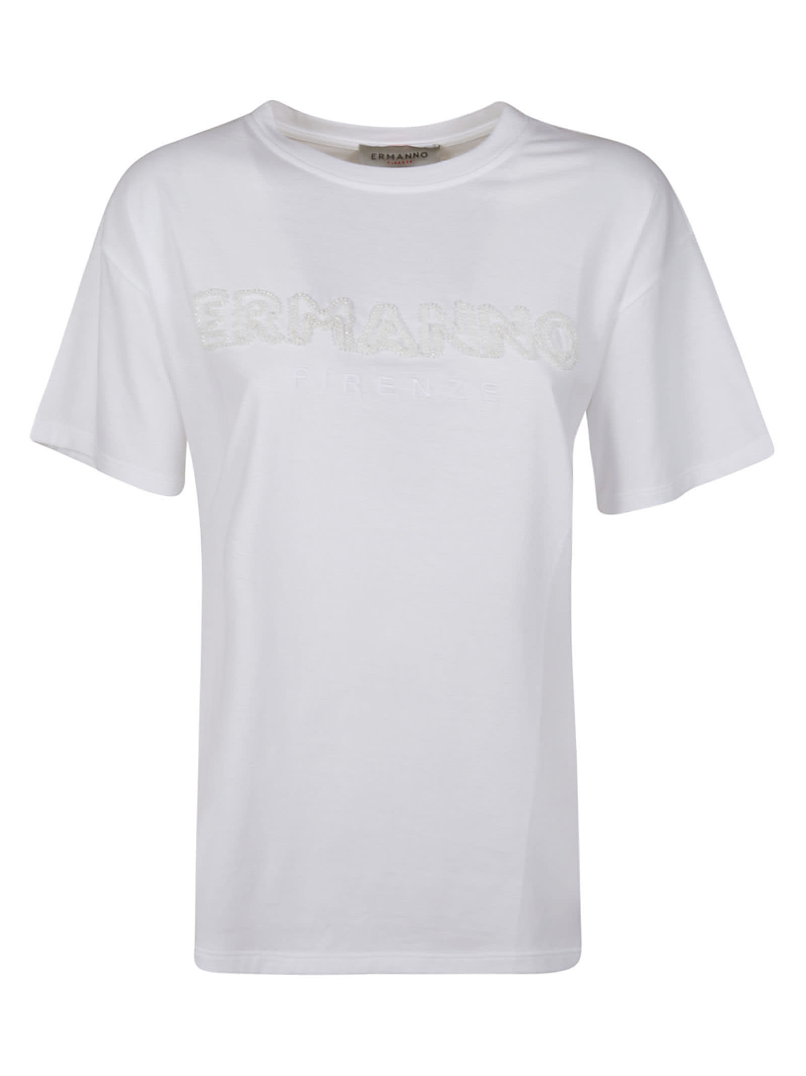 Ermanno Scervino Logo Embroidered T-shirt