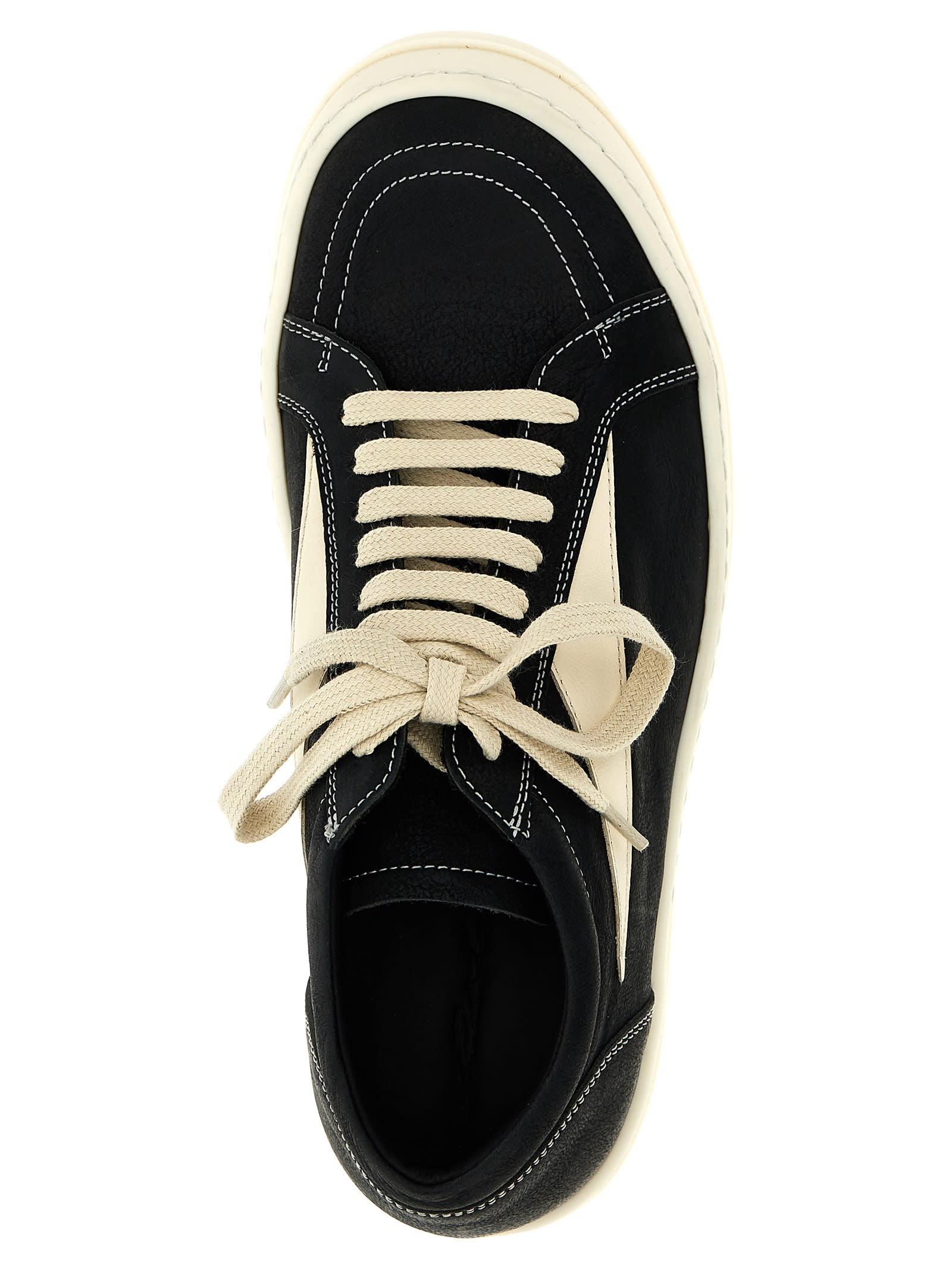 Shop Rick Owens Vintage Sneaks Sneakers In Black