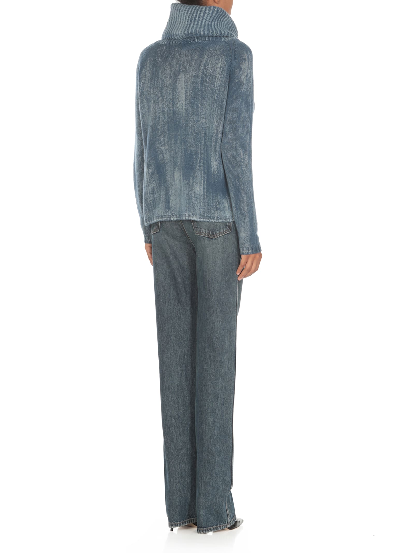 Shop Avant Toi Cashmere Sweater In Blue