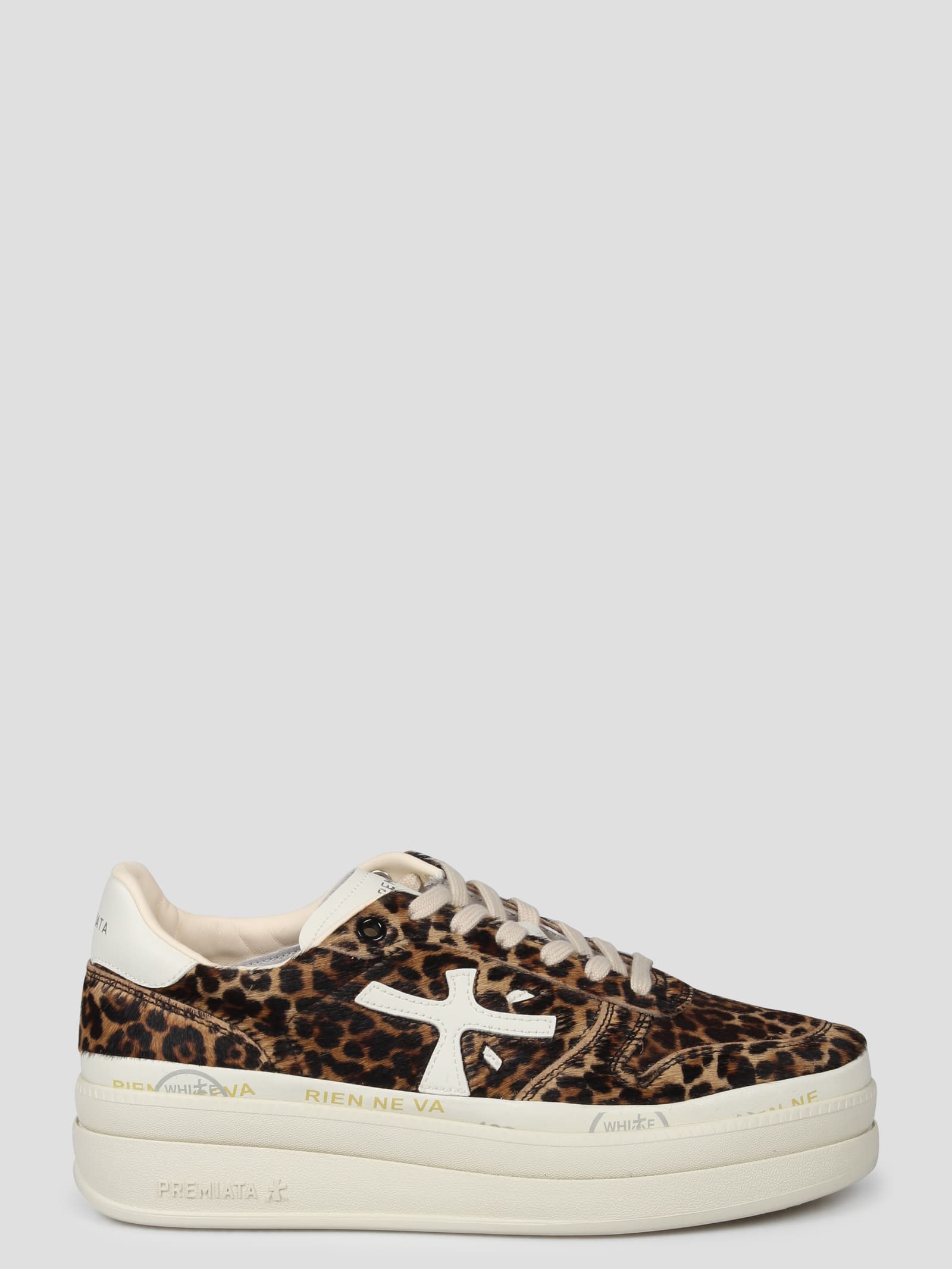 Shop Premiata Micol 7034 Sneakers In Brown