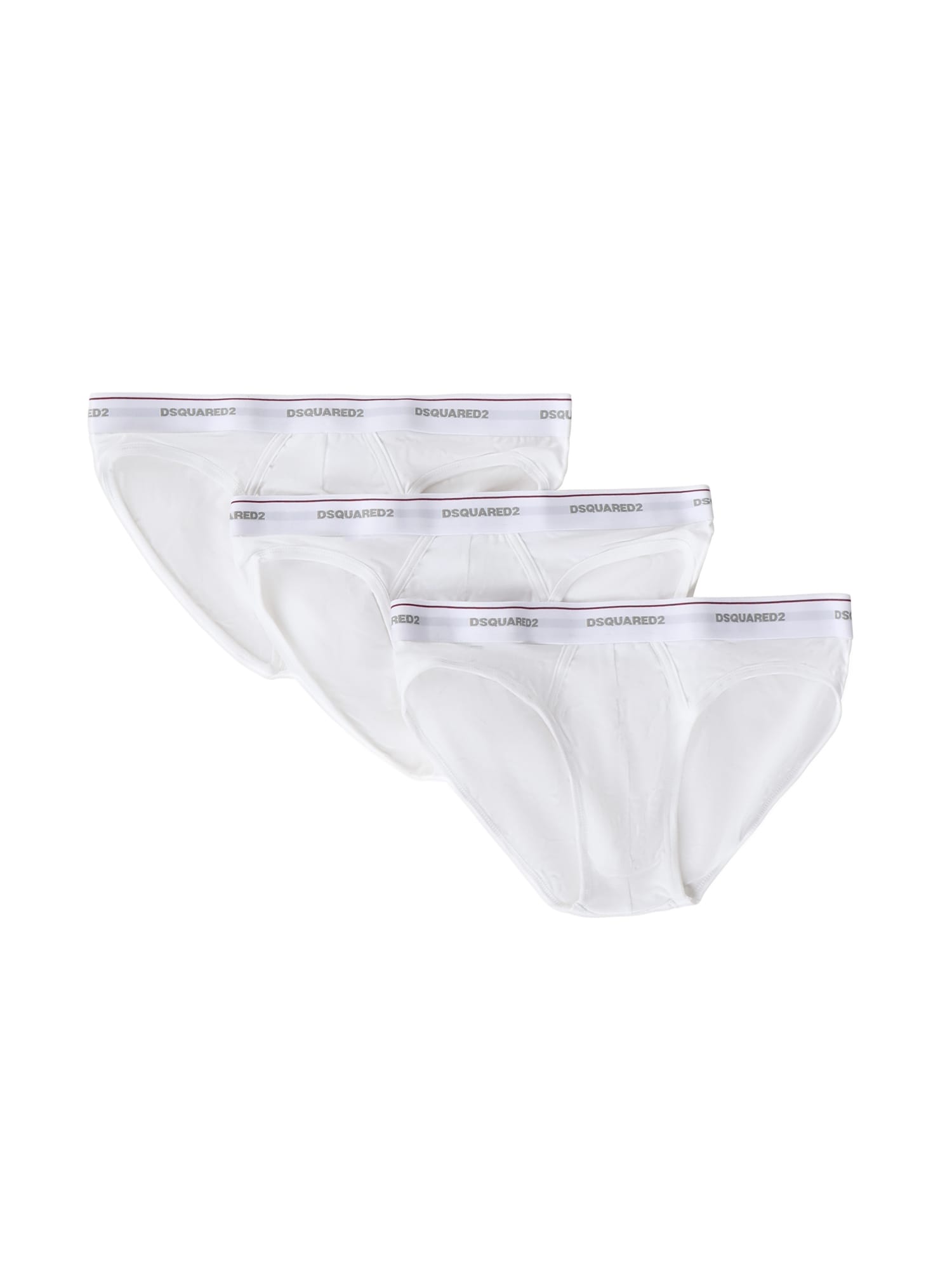 Dsquared2 3-pack Briefs In White