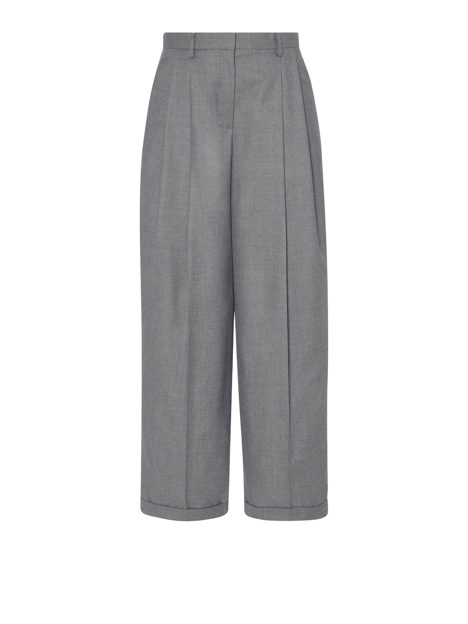 The Row Trousers Grey In Gray