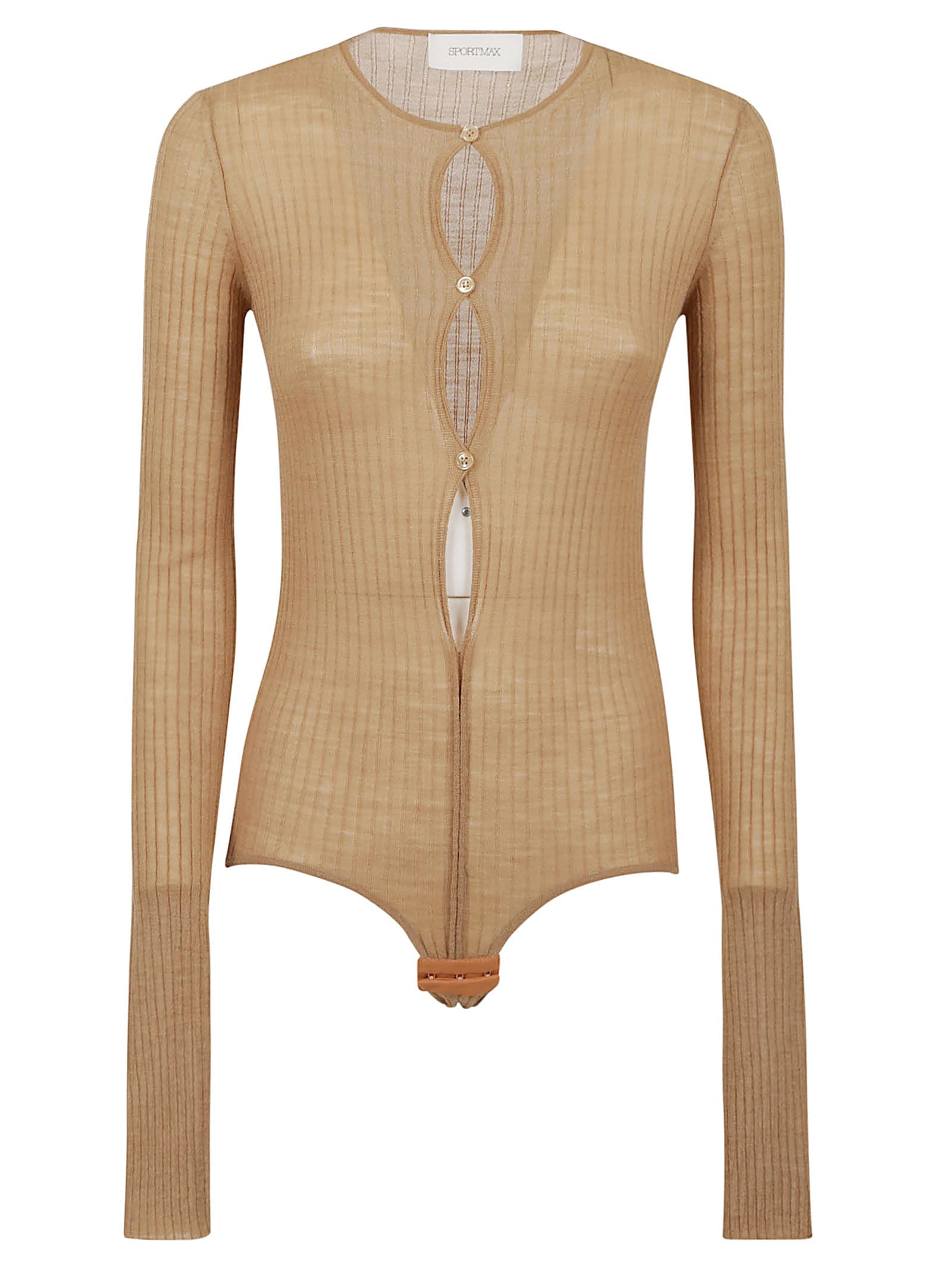 Sportmax Dinar Maglia-canottiera-top In Beige