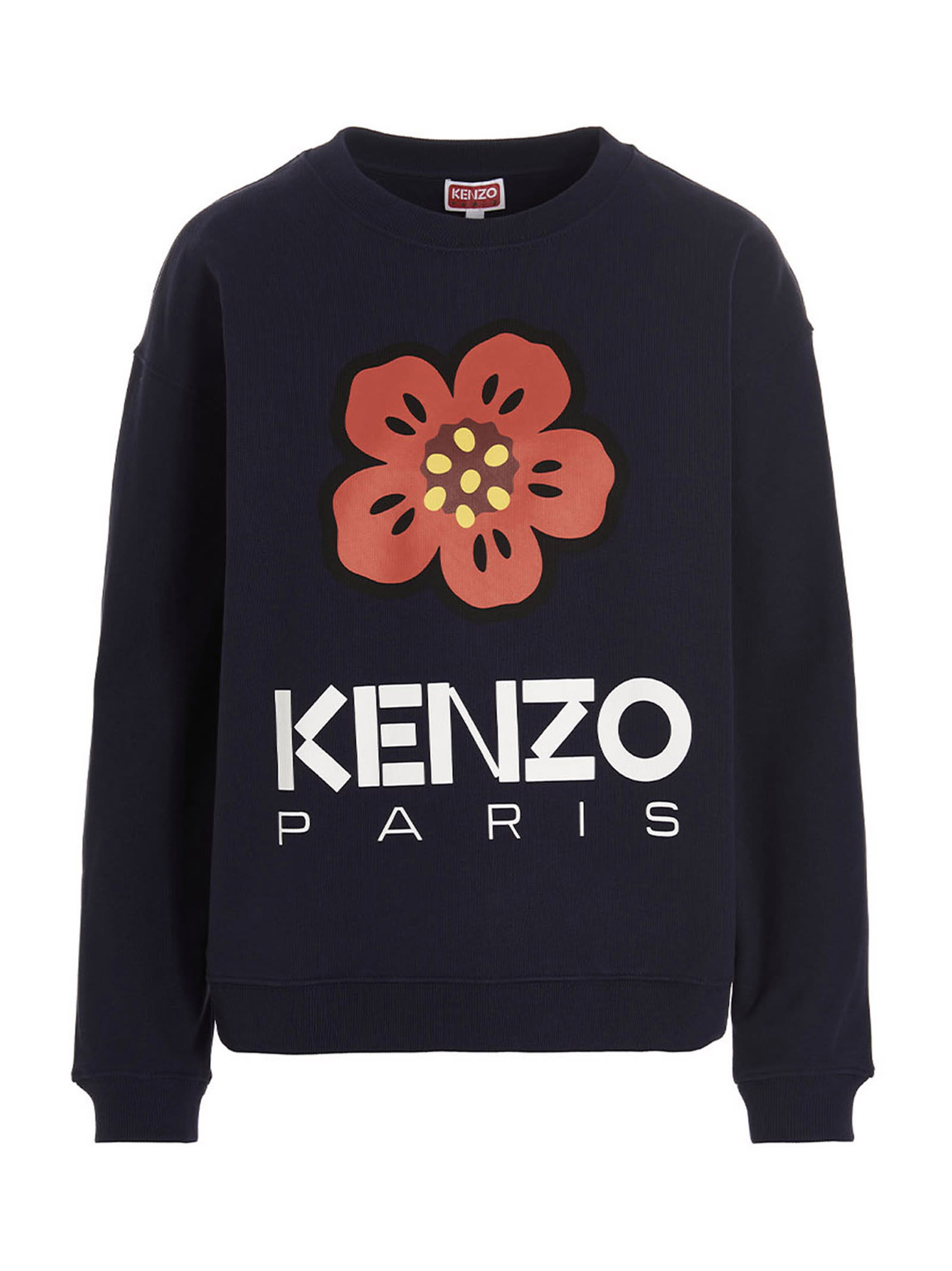 Shop Kenzo Paris Sweatshirt In Midnight Blue