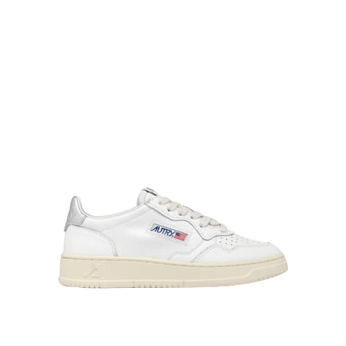 Autry Medalist Low Sneakers In Bianco