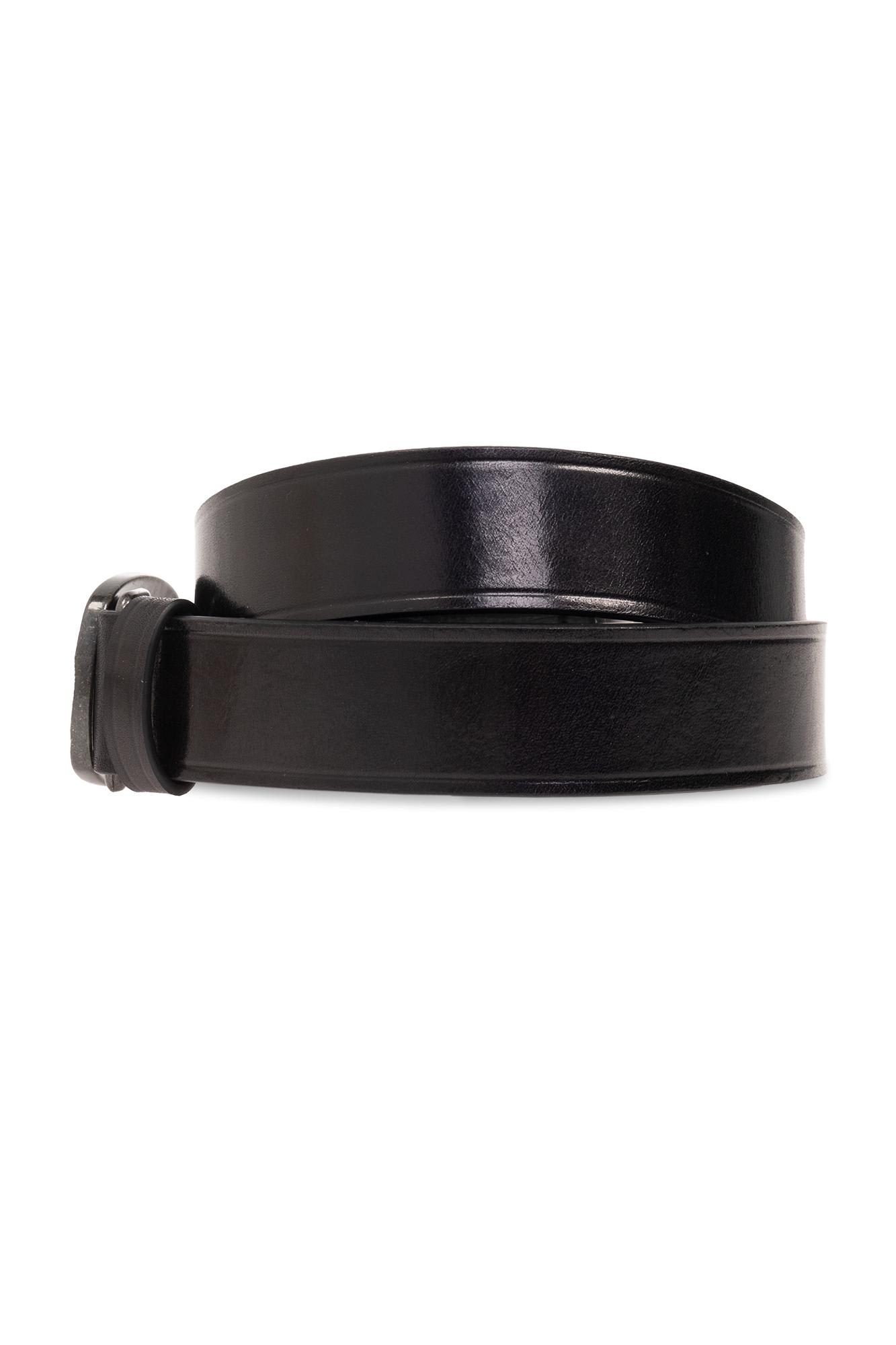 Shop Dsquared2 Belt With Logo In Nero