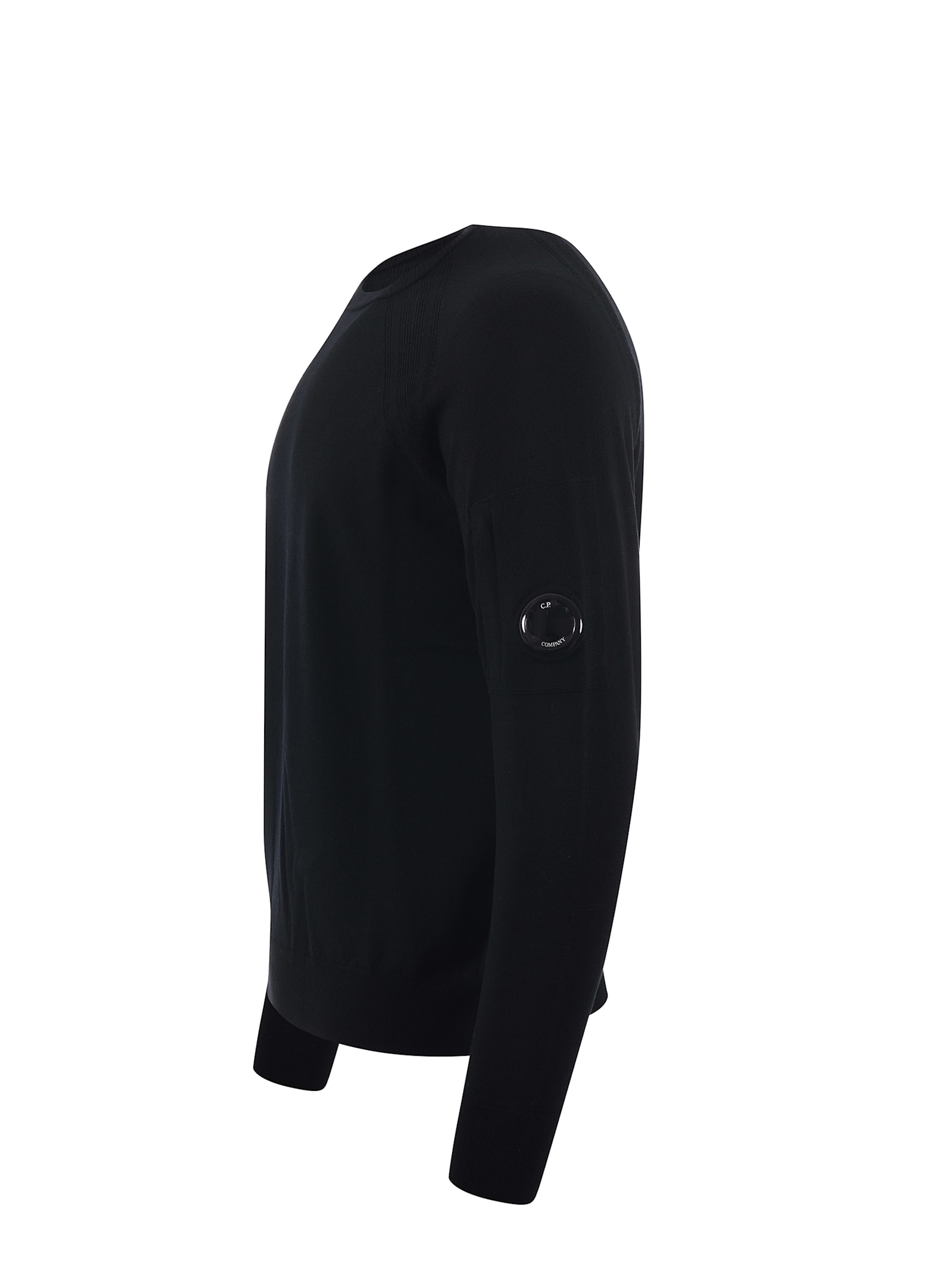 Shop C.p. Company Sweater In Black