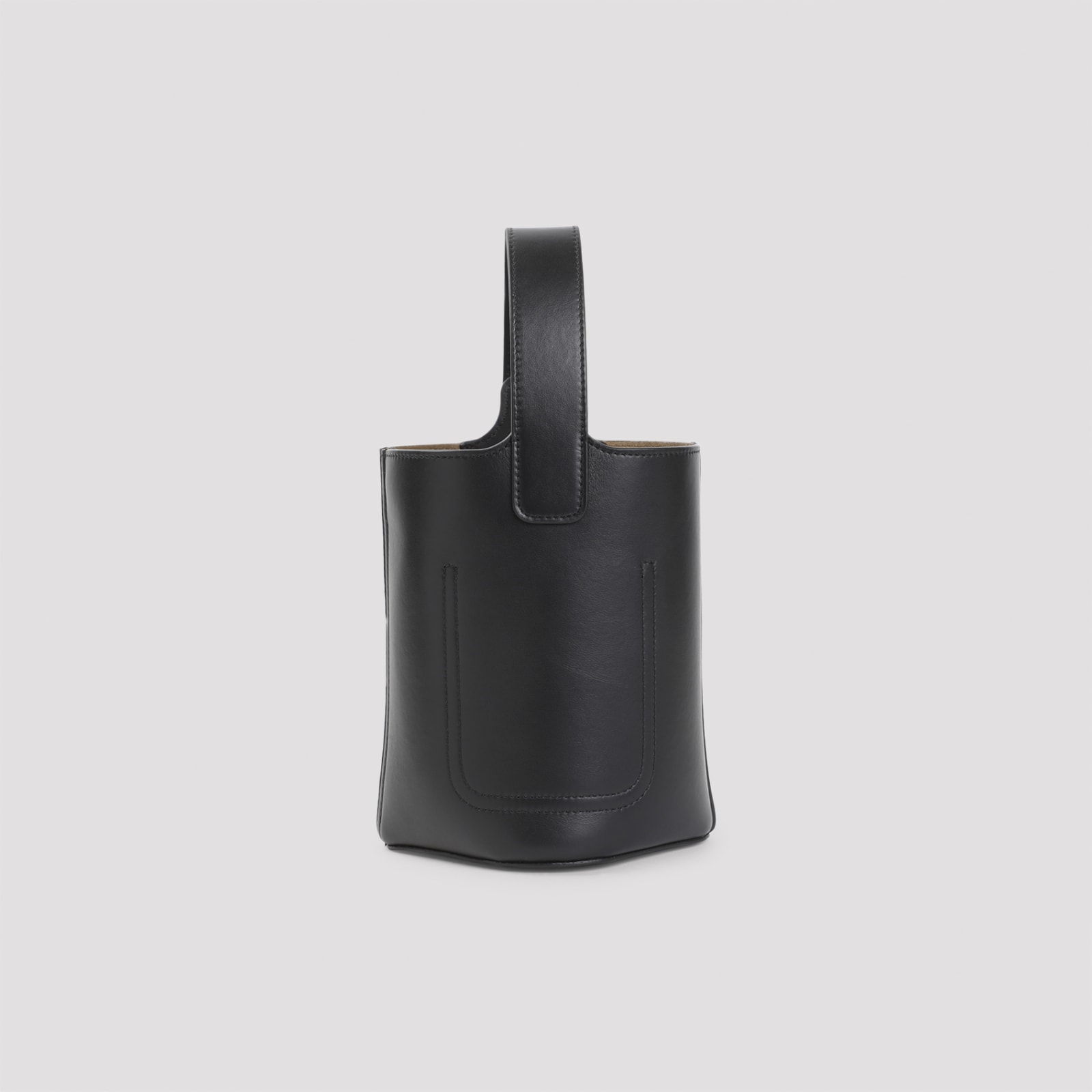 Loewe Pebble Mini Bucket Bag In Black