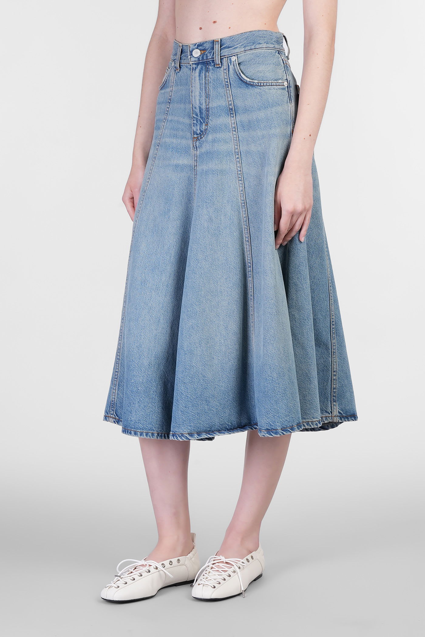 Haikure Mid Serenity Ionic Blue Skirt