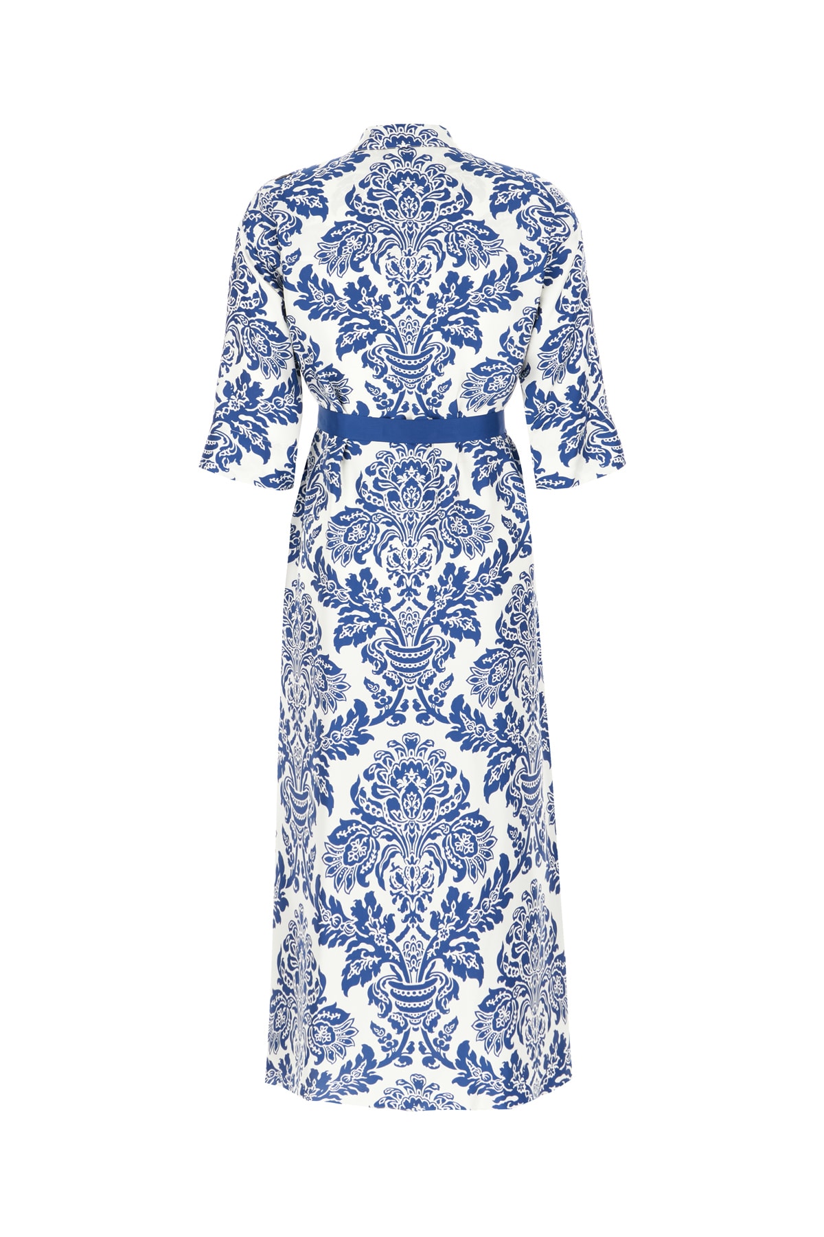 's Max Mara Camelia Printed Silk Midi Dress In Blu