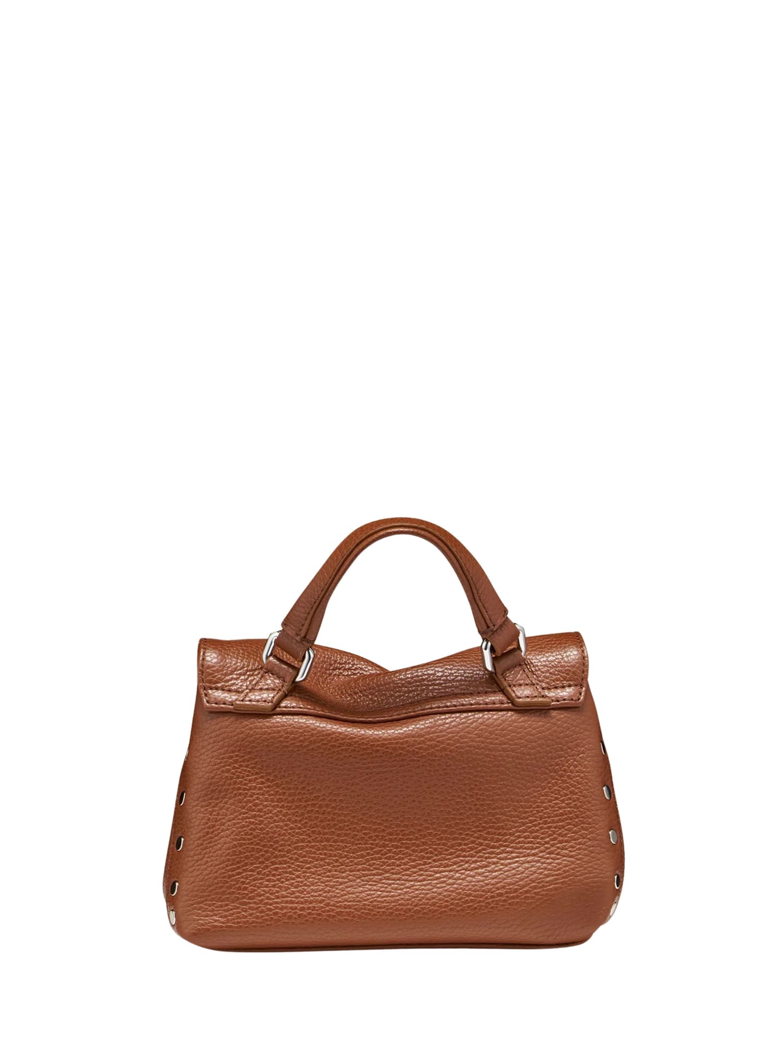 Zanellato Postina Daily Baby Handmade Leather Handbag In Brown