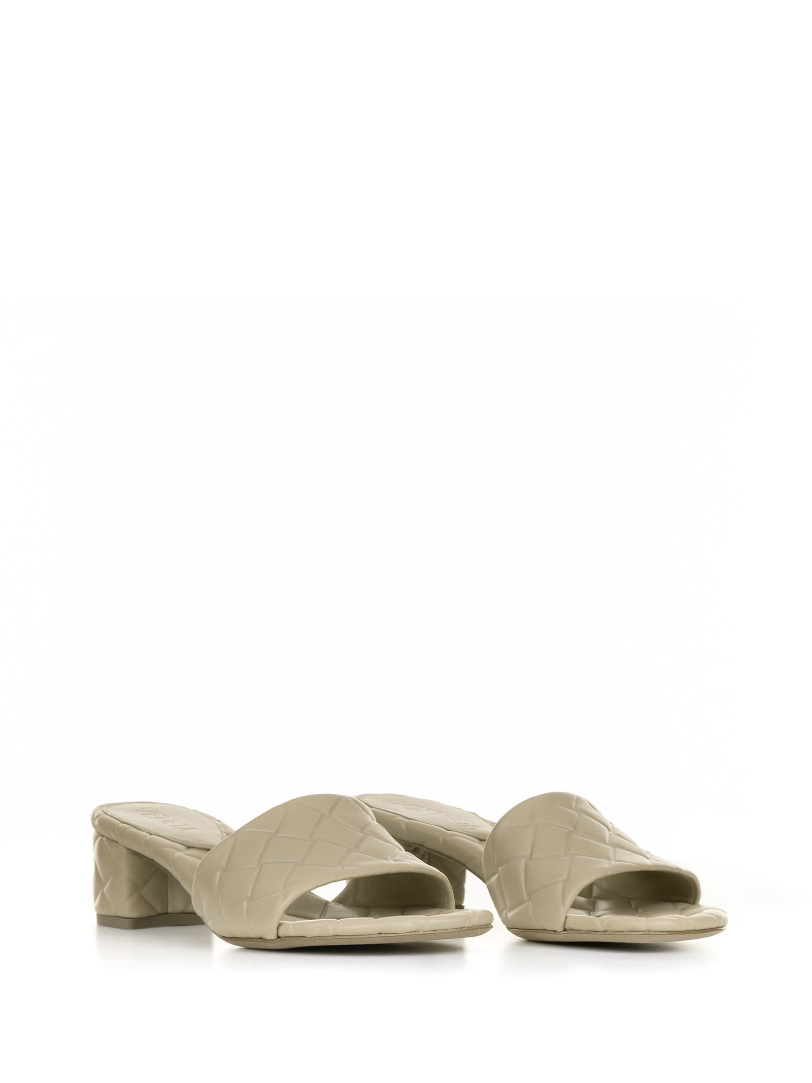 Shop Bottega Veneta Sandals In Cane Sugar