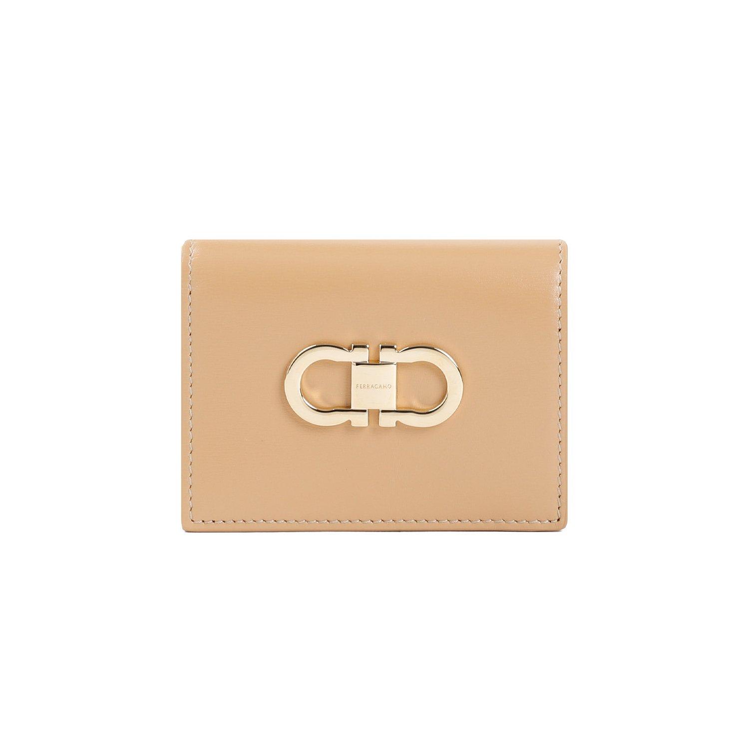 Gancini-plaque Bi-fold Wallet