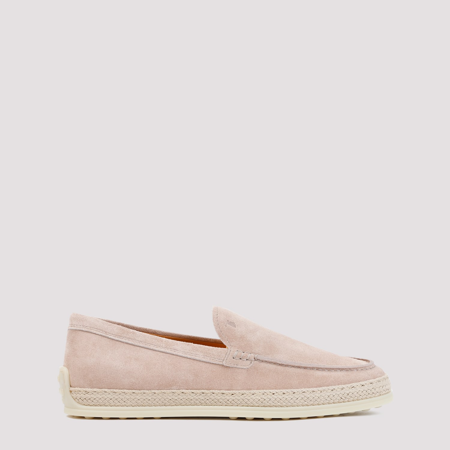 Tod's Suede Leather Loafers In Pink