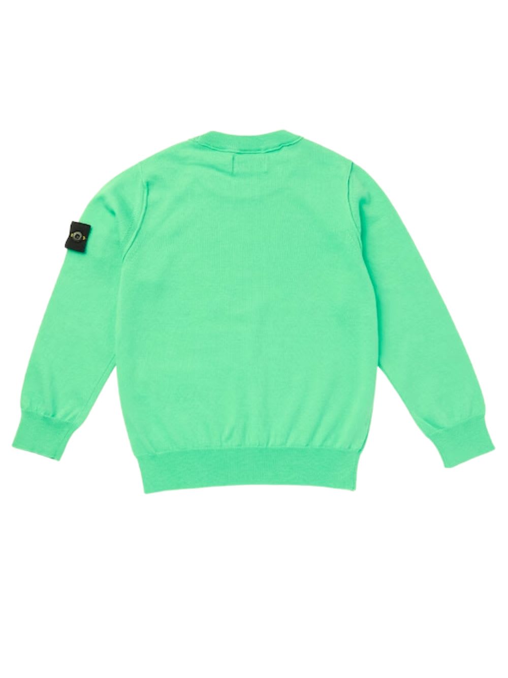 Shop Stone Island Junior Sweater In Light Green