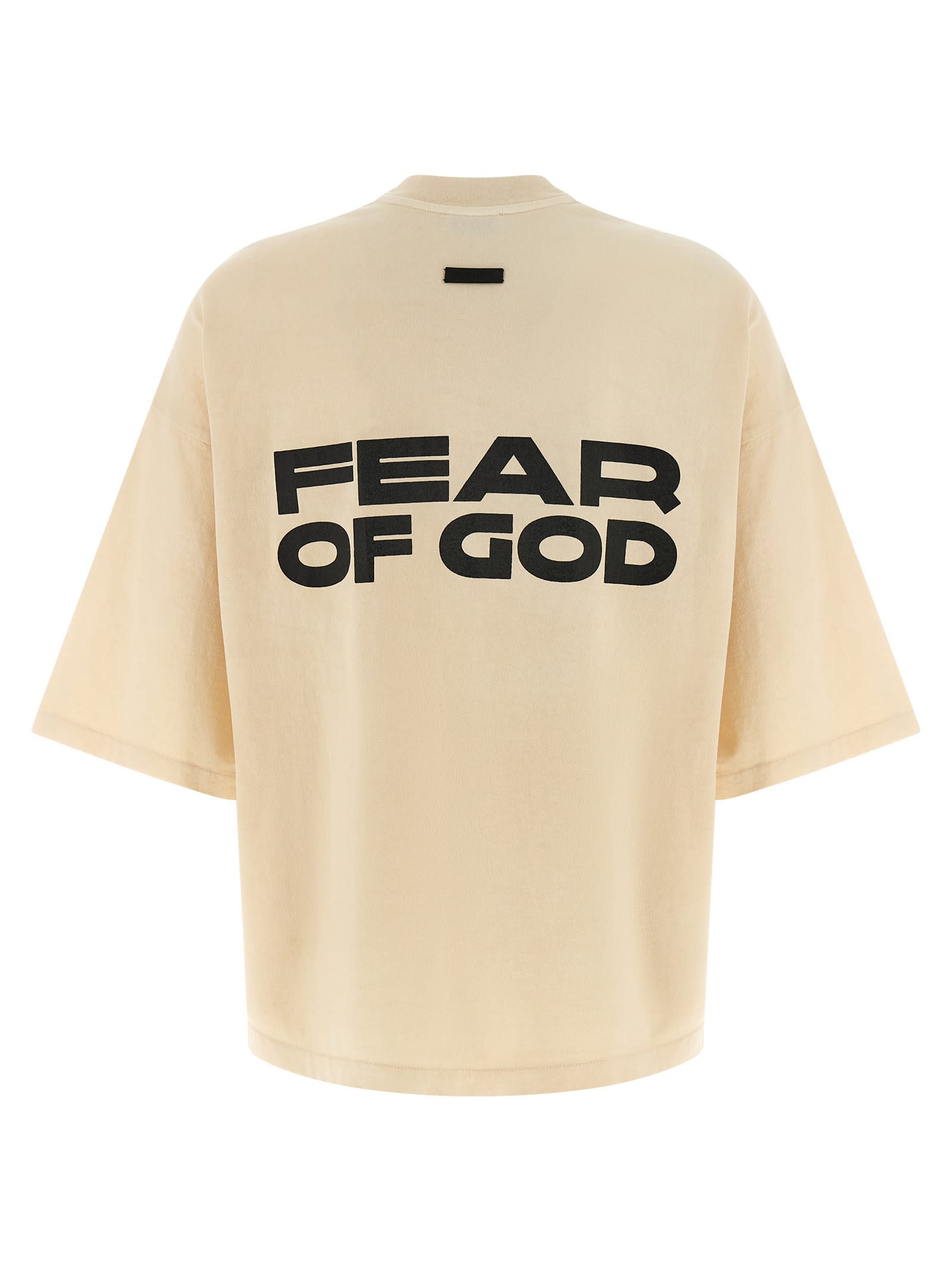 Fear Of God Graphic Print Crew Neck Short Sleeve T-shirt In Multi