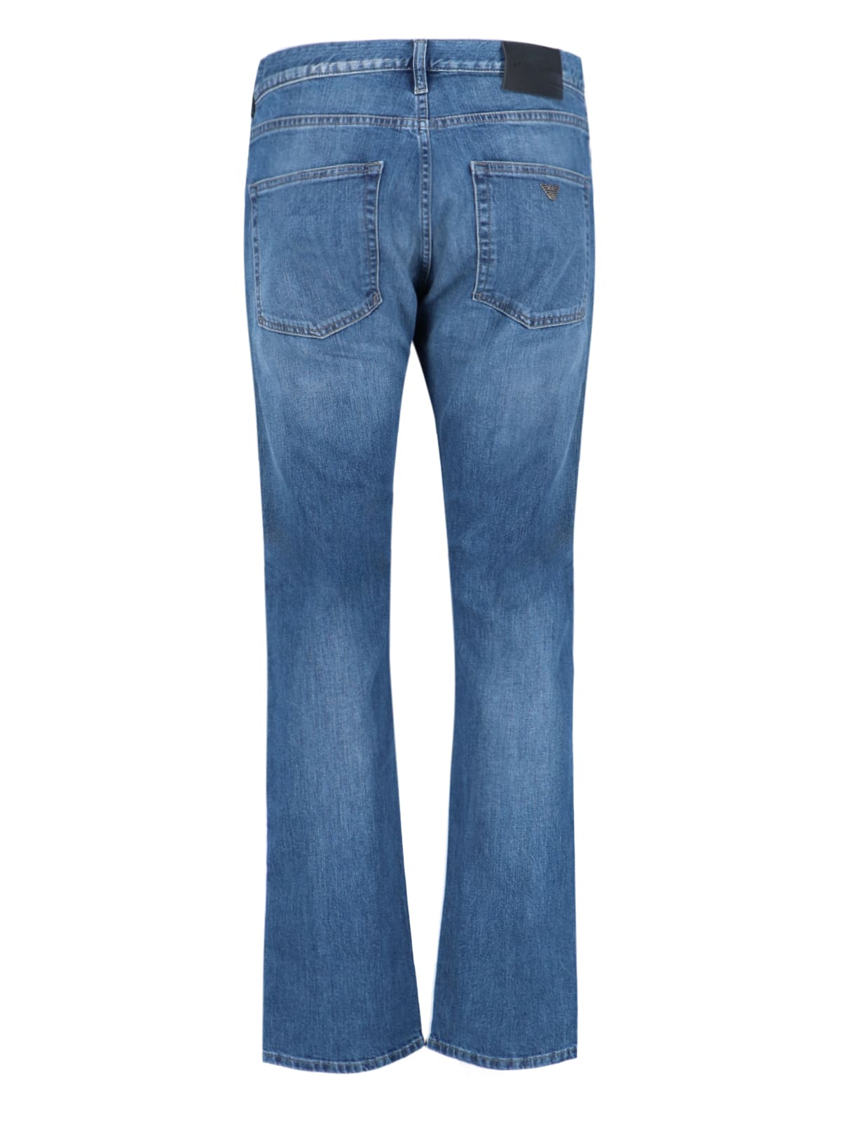 Shop Emporio Armani Slim Jeans In Blue