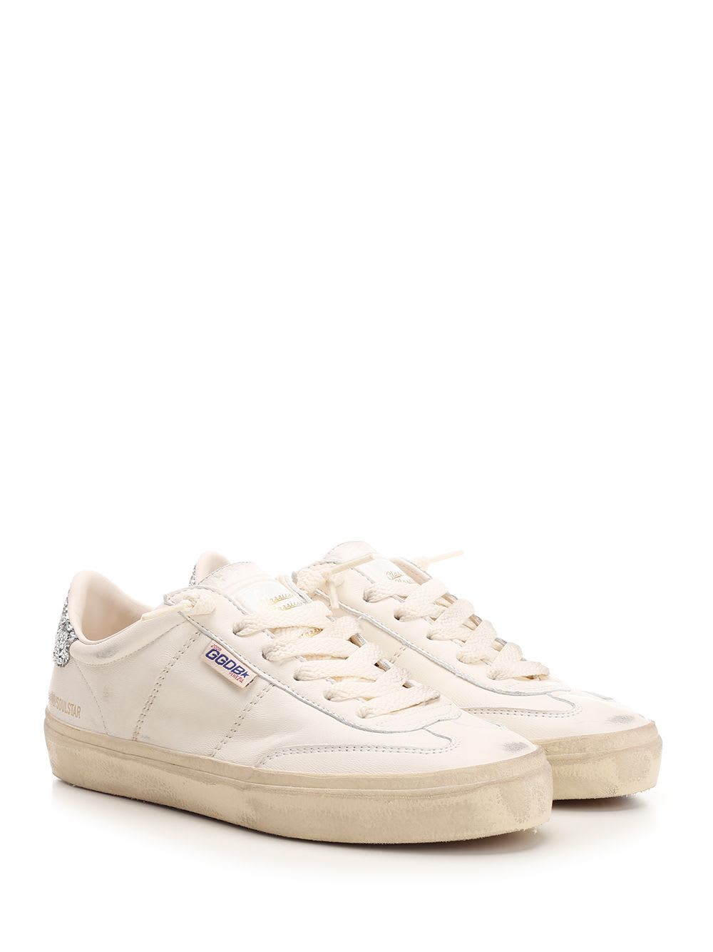 Shop Golden Goose Soul Star Sneakers In White