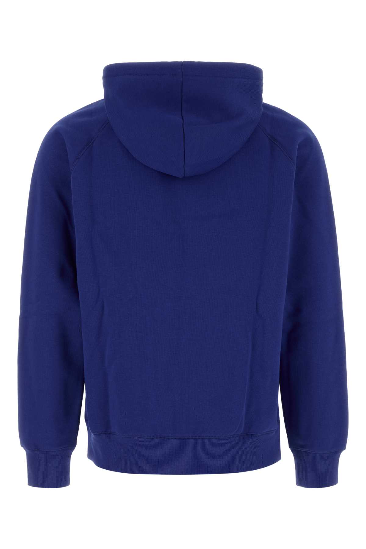 Carhartt Work In Progress Chase Fleece Hoodie In Blue