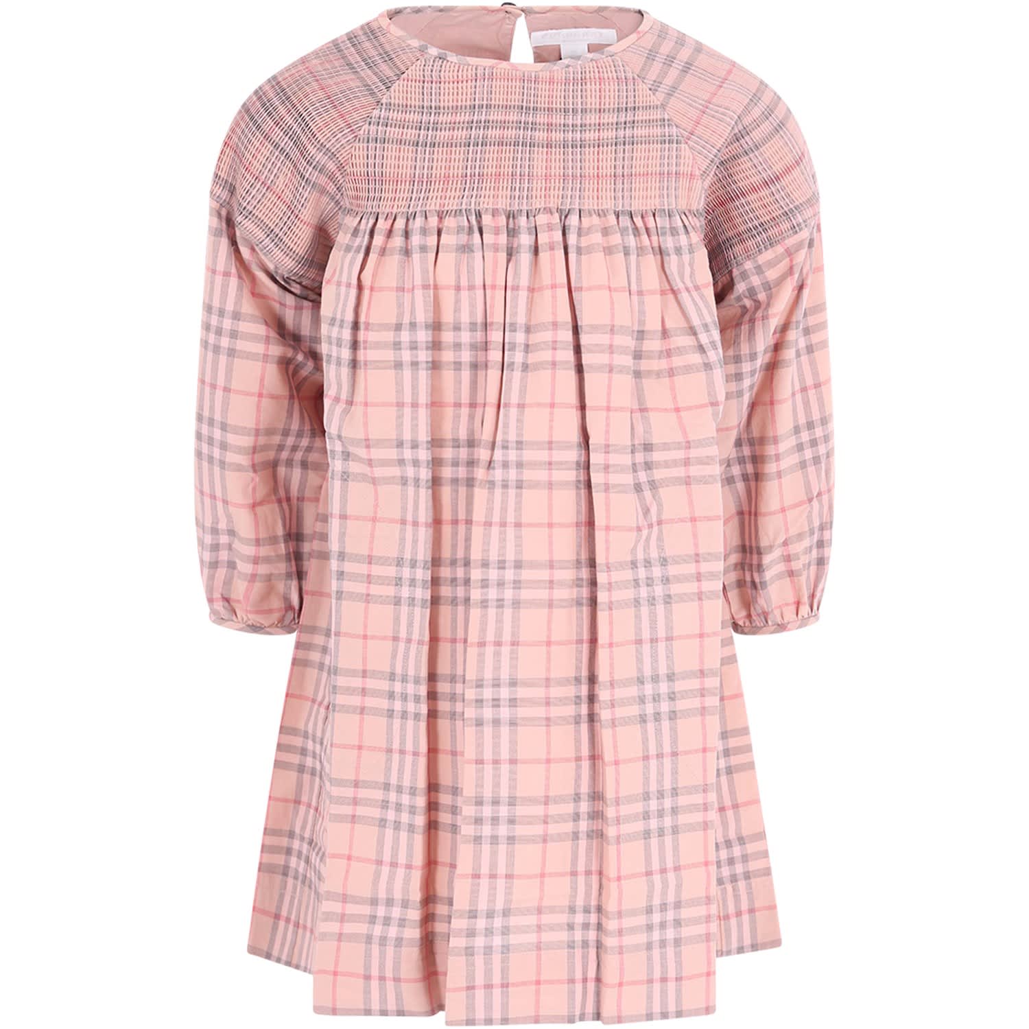 burberry pink dress