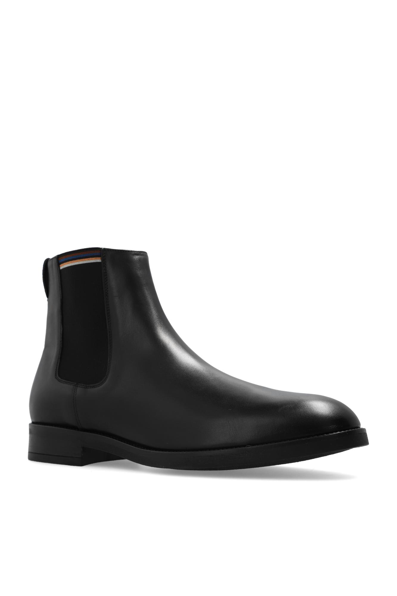 Shop Paul Smith Lansing Chelsea Boots In Black