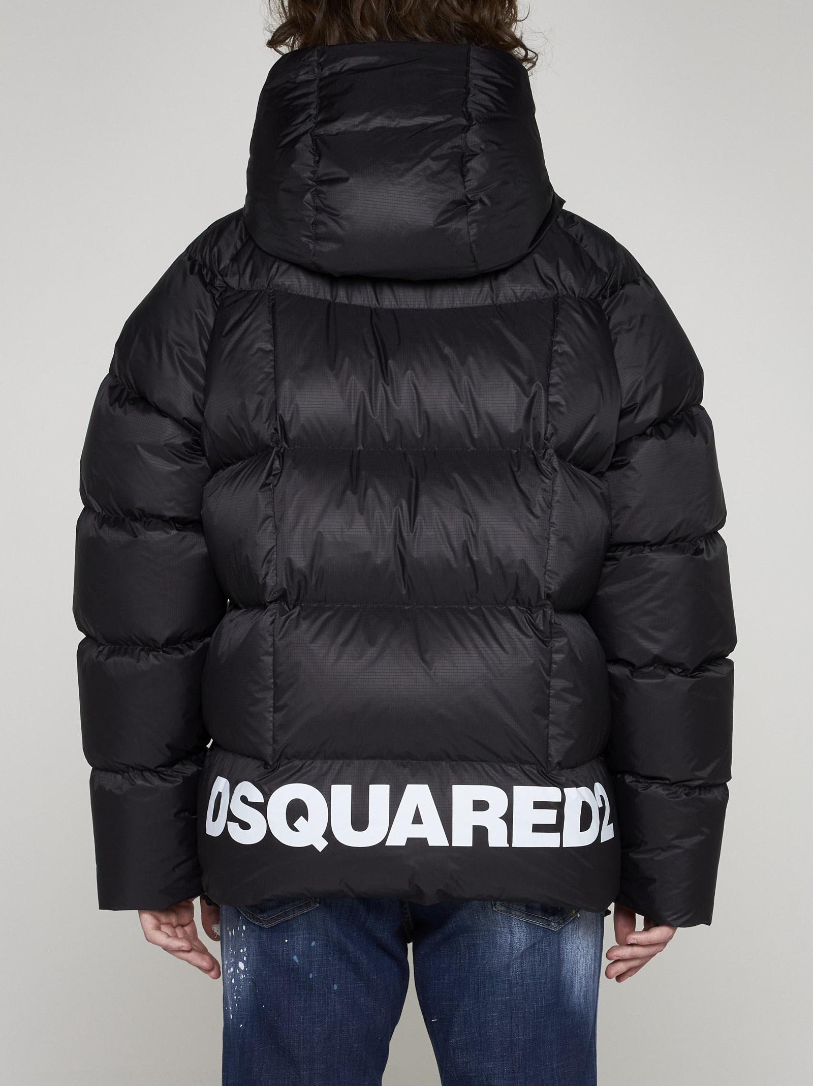 Shop Dsquared2 Kaban Quilted Nylon Puffer Jacket In C