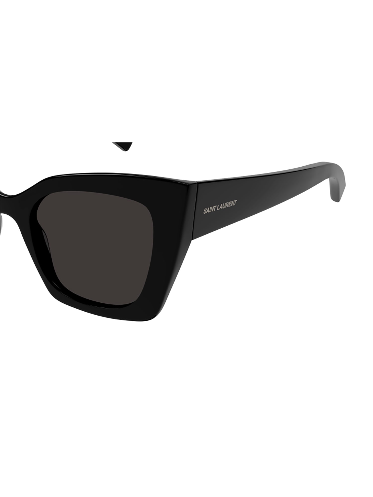 Shop Saint Laurent Sl 552 Sunglasses In Black Black Black