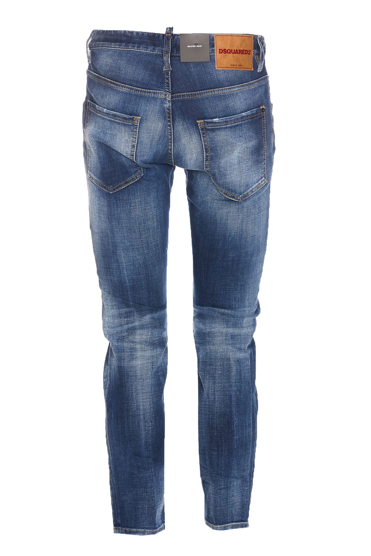 Shop Dsquared2 Skater Jean Jeans In Denim Blue