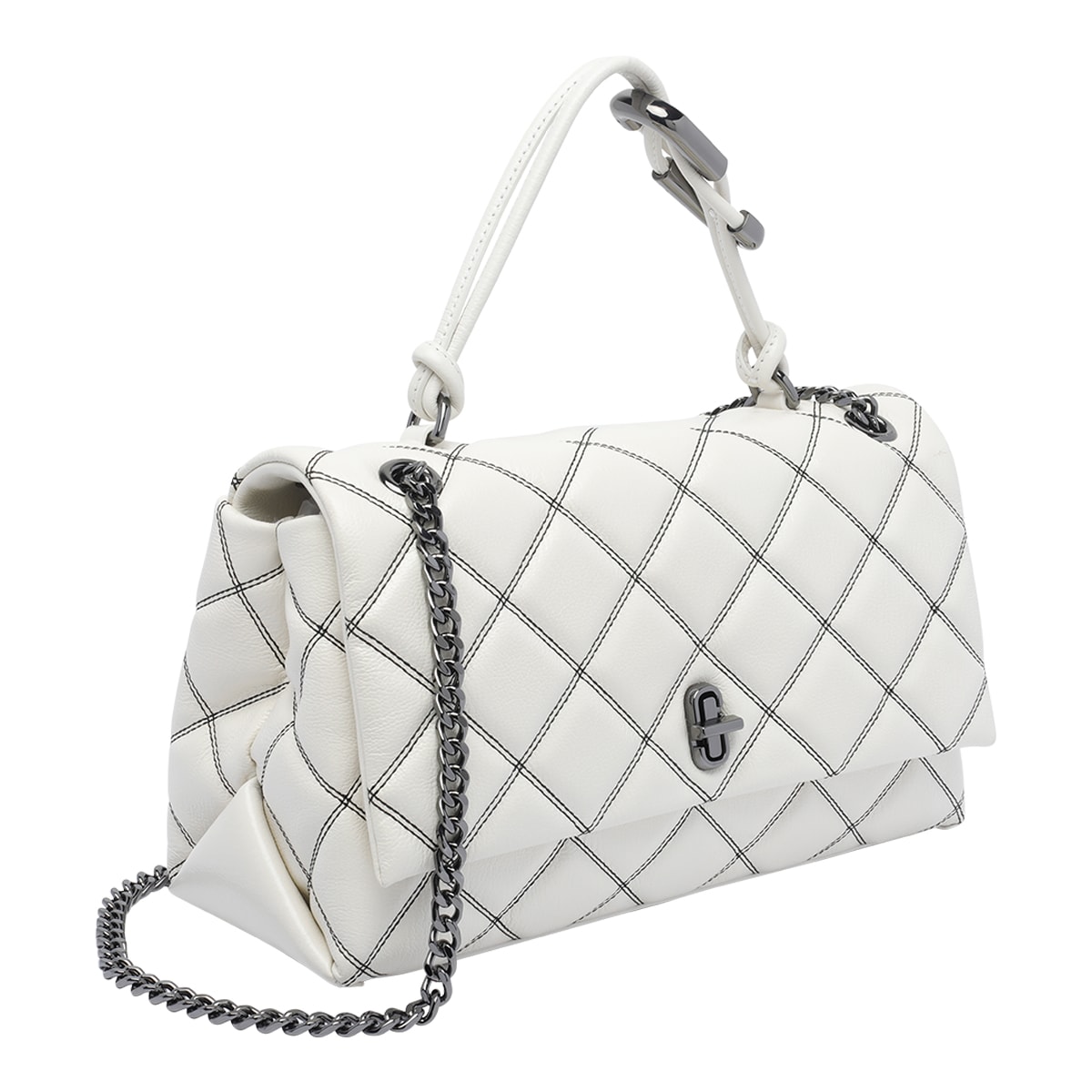 Marc Jacobs Quilted Dual Chain Shoulder Bag
