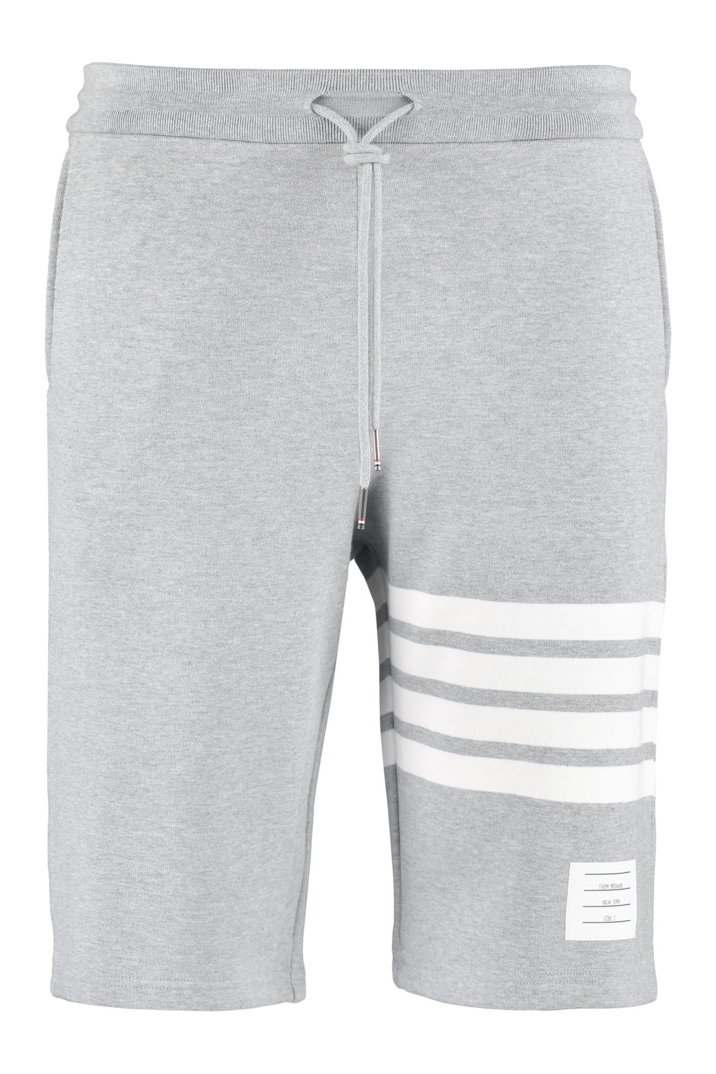 Thom Browne Stripe Detail Fleece Shorts