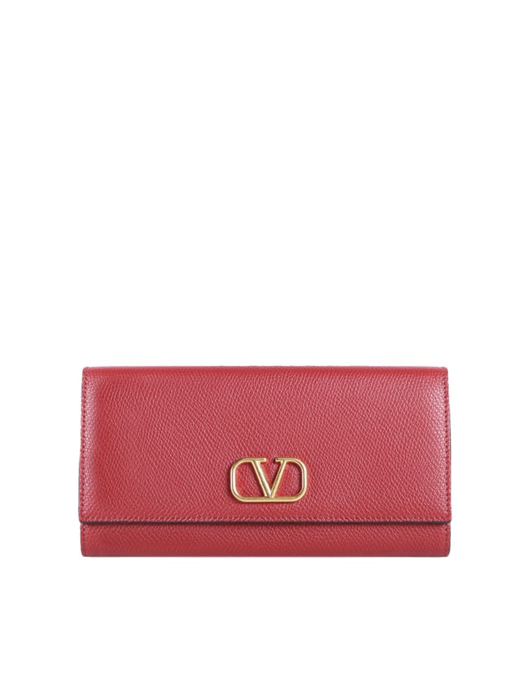 Valentino Garavani Vlogo Leather Wallet