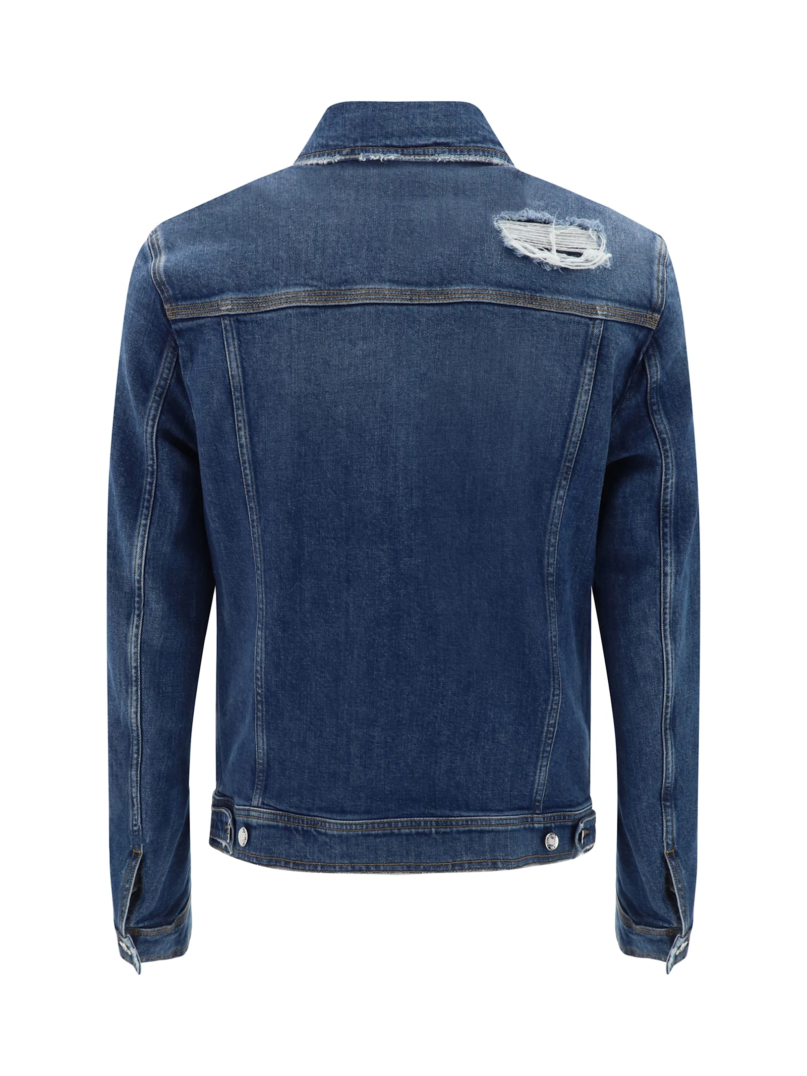 Shop Dolce & Gabbana Denim Jacket In Variante Abbinata