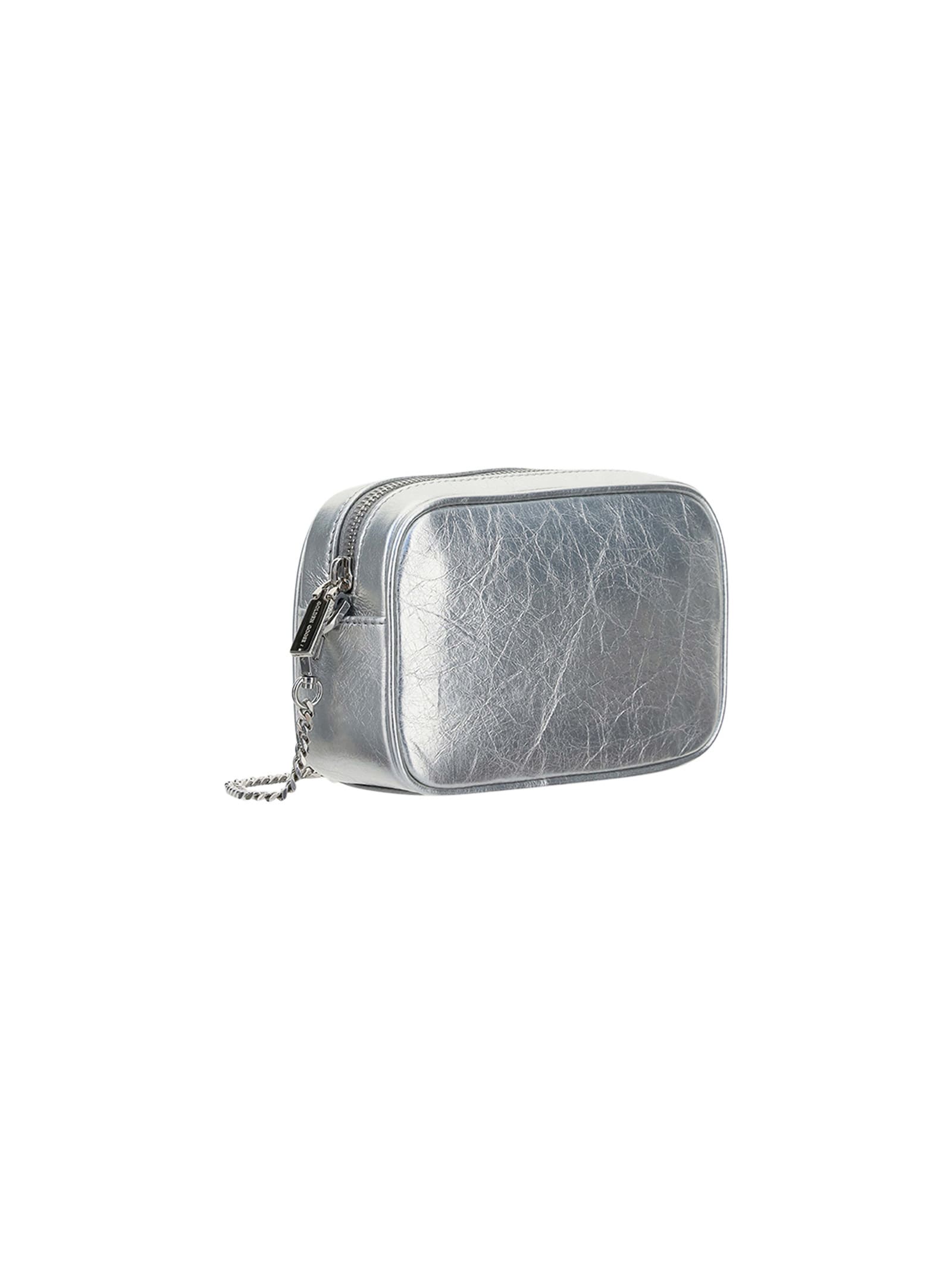 Shop Golden Goose Mini Star Bag In Silver