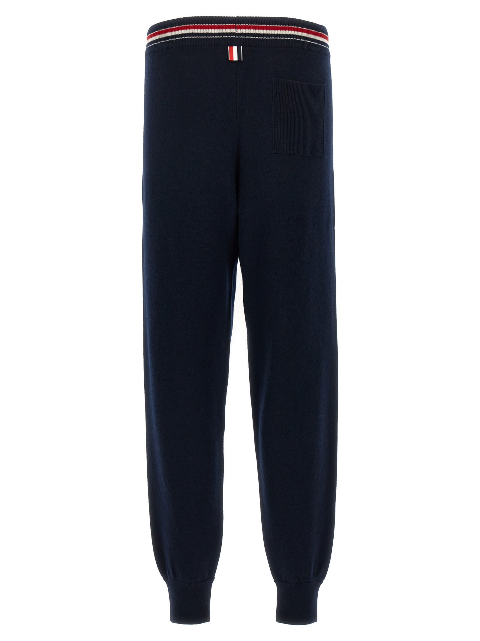 Shop Thom Browne Rwb Joggers In Blue