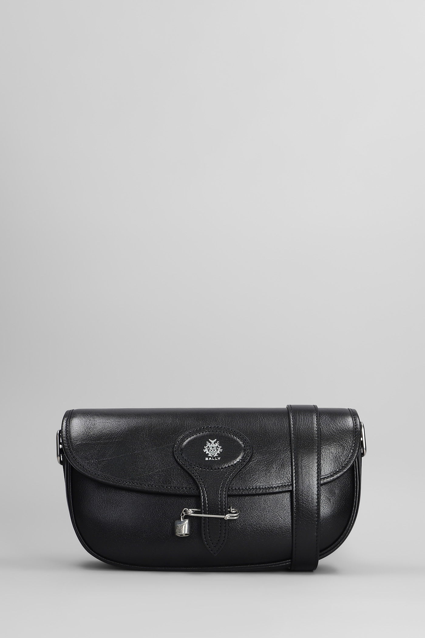 Beckett Cross Shoulder Bag In Black Leather