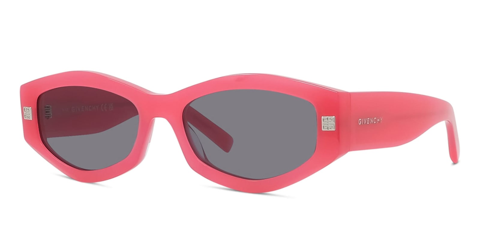 Shop Givenchy Gv40062i - Shiny Fuchsia Sunglasses In Pink