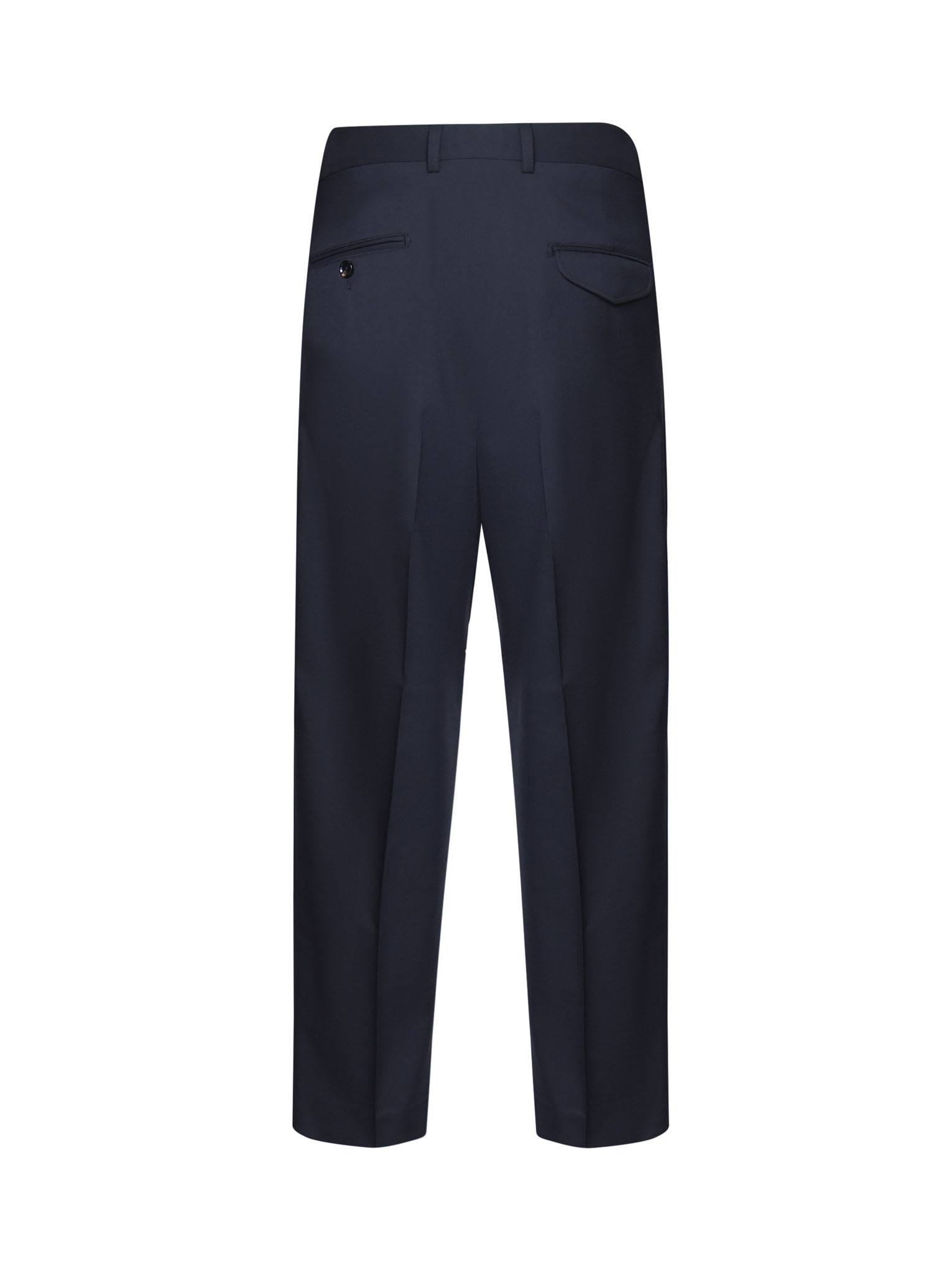 Be Able Virgin Wool Blend Trousers In Blue