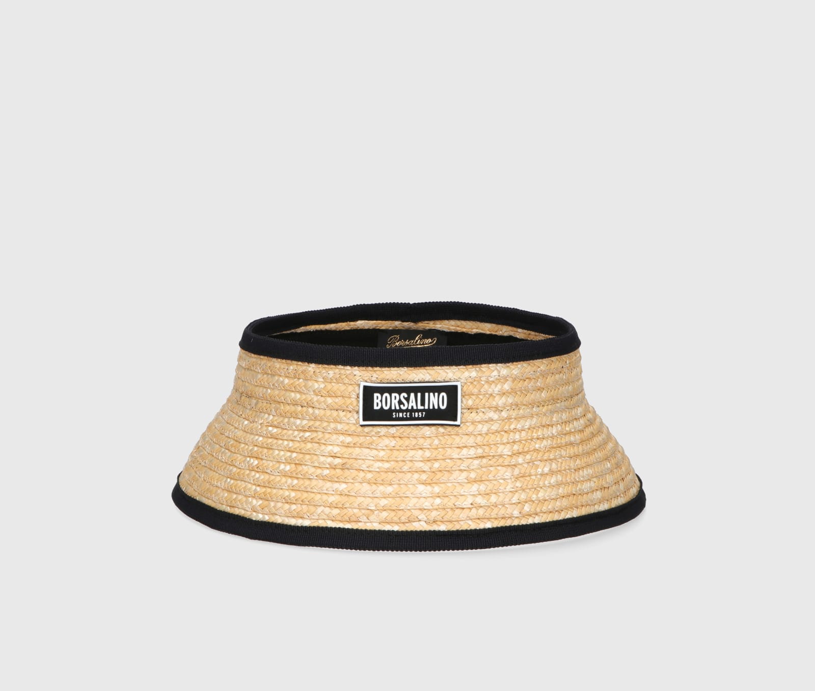 Virgilio Visor In Braided Straw