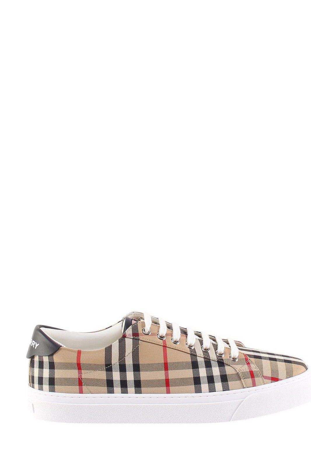 Vintage Check Lace-up Sneakers
