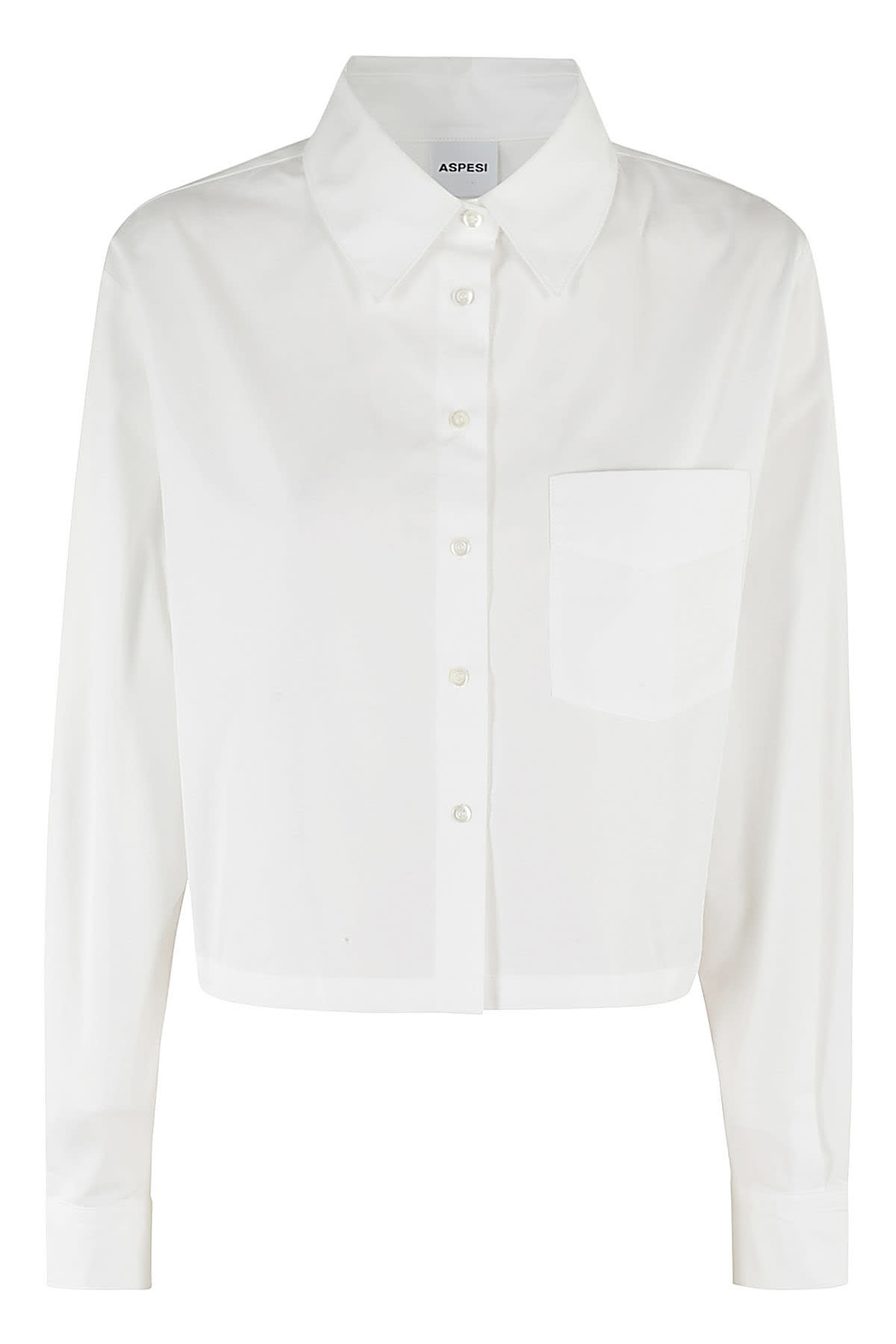 Shop Aspesi Camicia Mod 5465 In Bianco