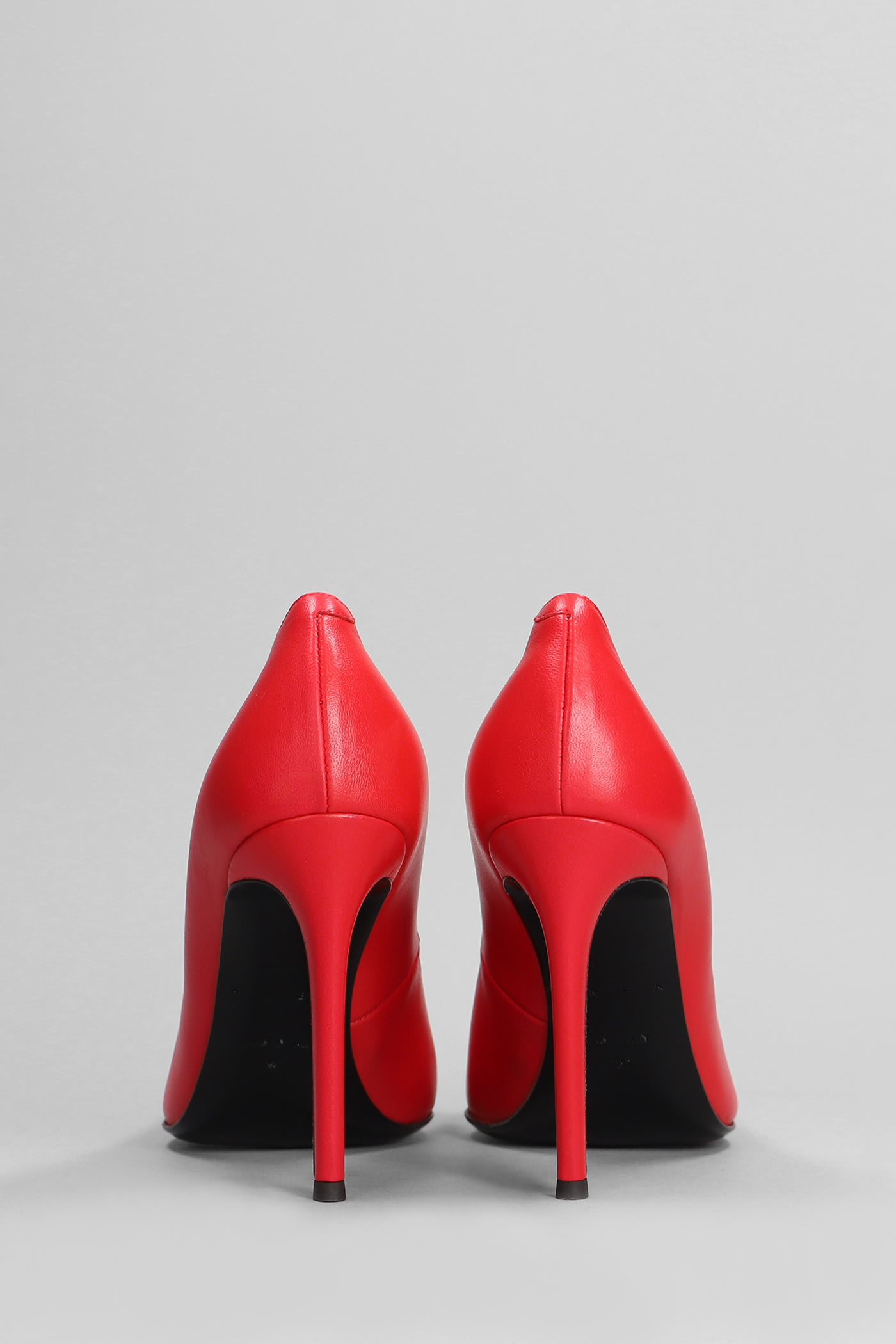 Shop Area Pumps In Red Leather