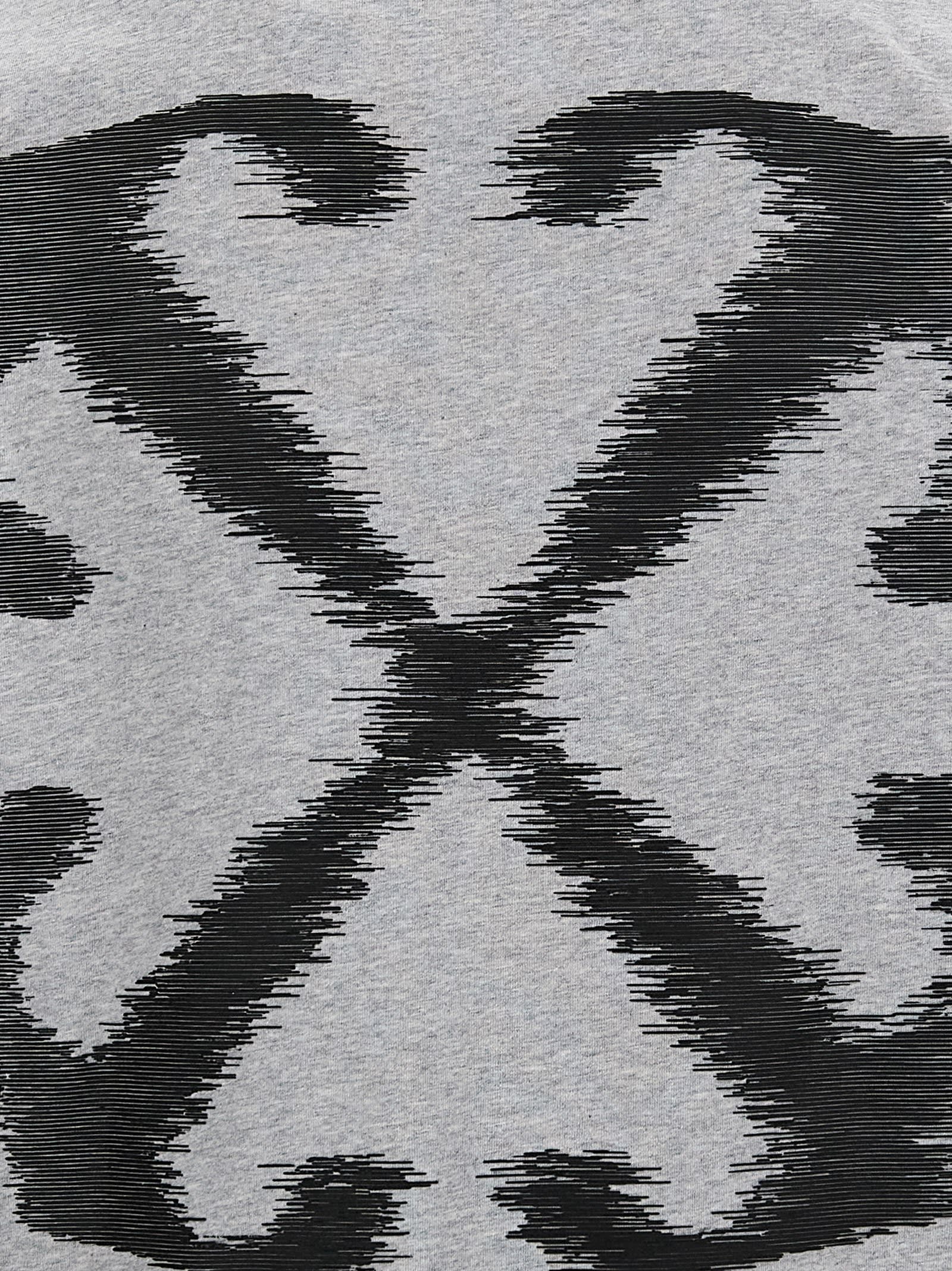 Shop Off-white Windy Arrow T-shirt In Gray