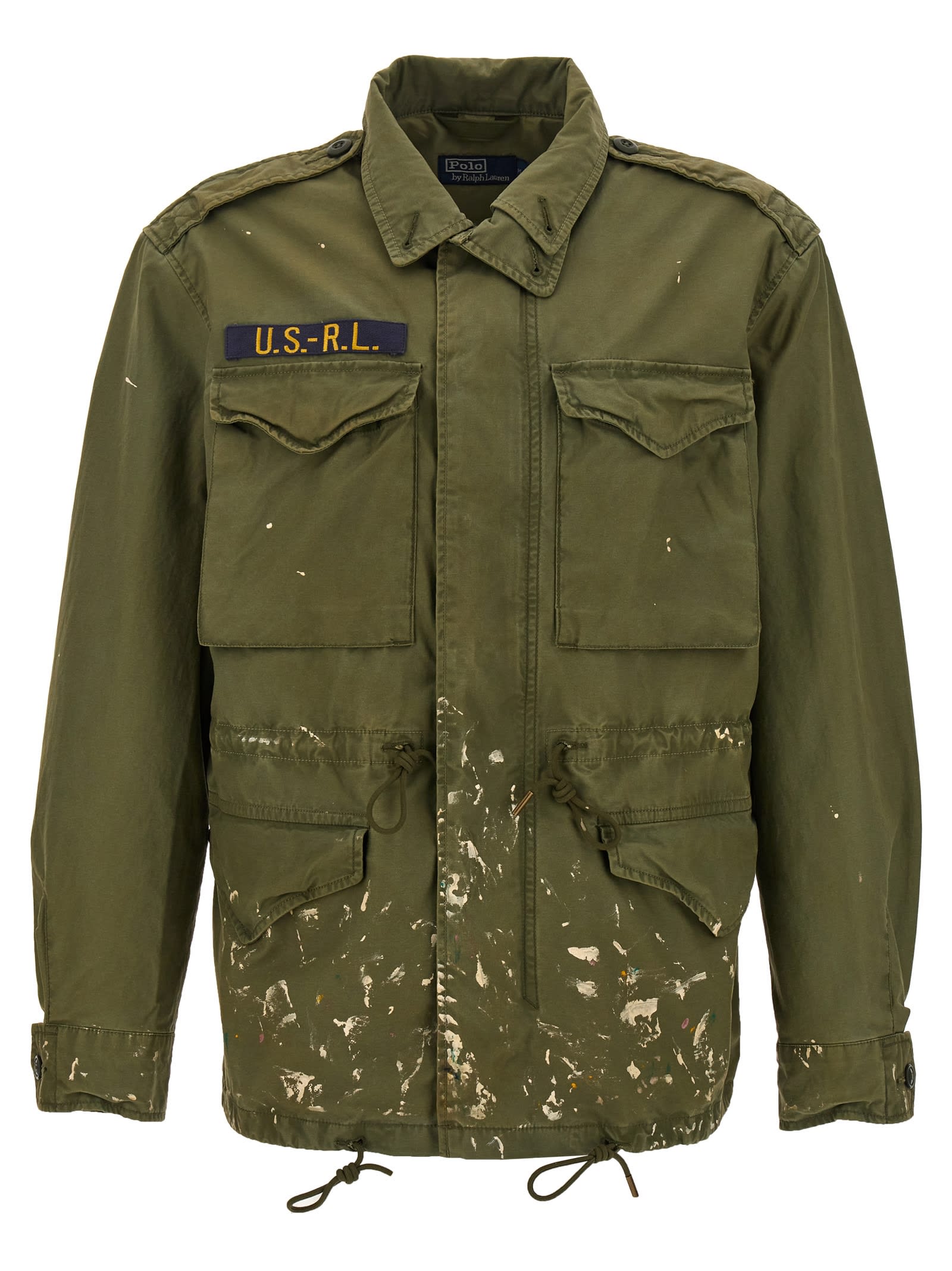 Shop Polo Ralph Lauren Field Jacket In Green