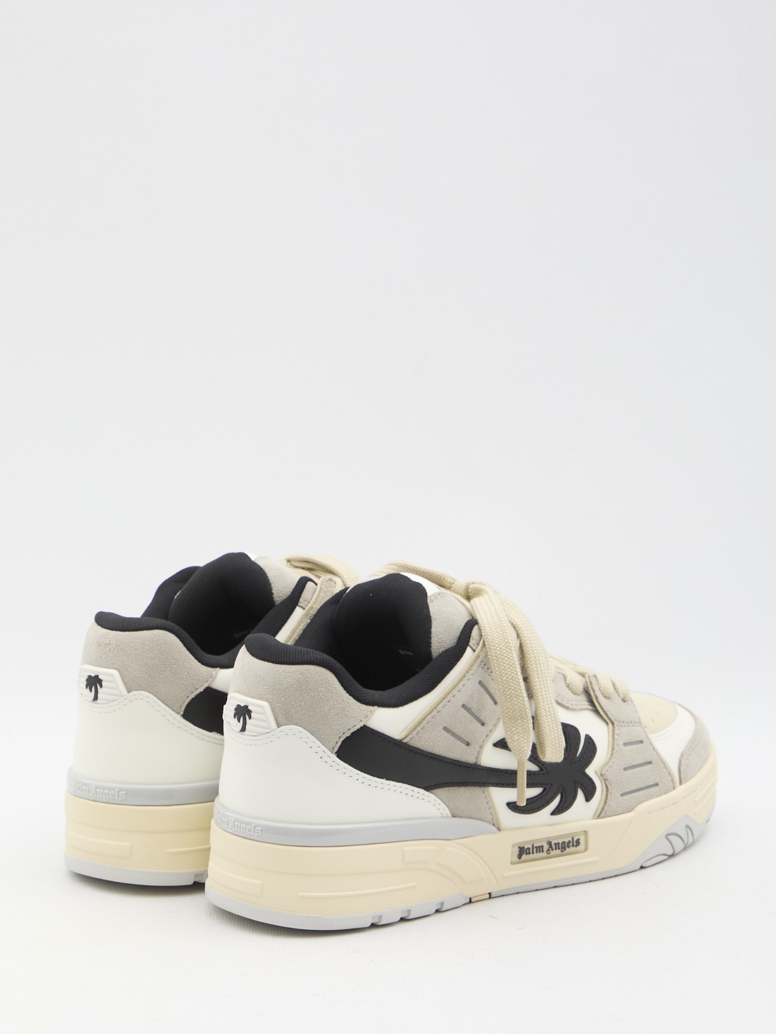 Shop Palm Angels Venice Sneakers In White