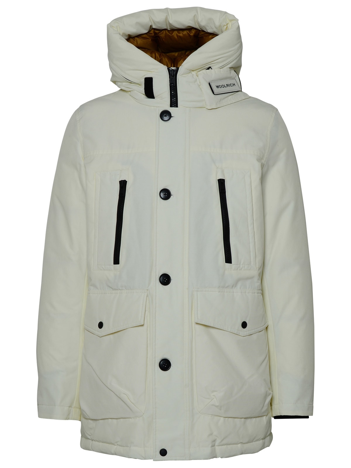 Shop Woolrich Arctic Evolution White Ramar Parka In Bianco