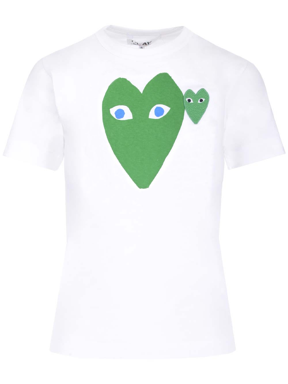 Comme des Garçons Play Green Heart T-shirt